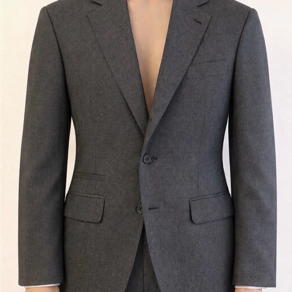 Brunello Cucinelli Charcoal Gray sport unconstructed blazer